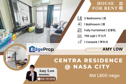 Centra Residence Nasa City Desa Palma Service Residence For Rent, Johor, Johor Bahru