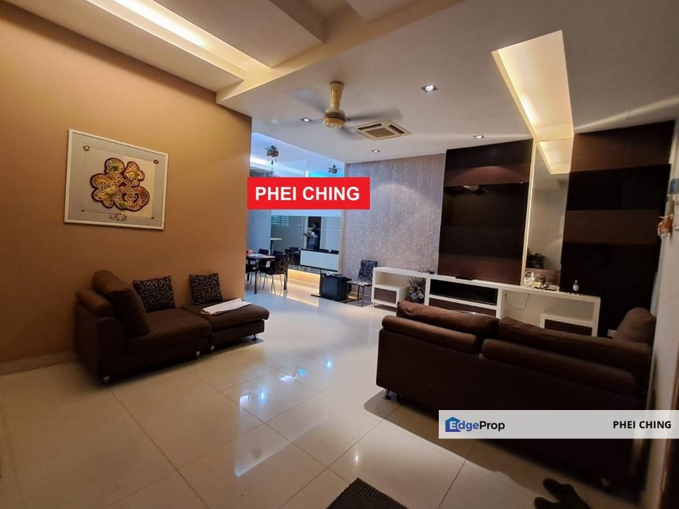 Prestige Heights @ Bayan Lepas - 3 Storey Fully Renovated & Fully Furnished Unit for Sale - RM1,180,000 negotiable , Penang, Teluk Kumbar