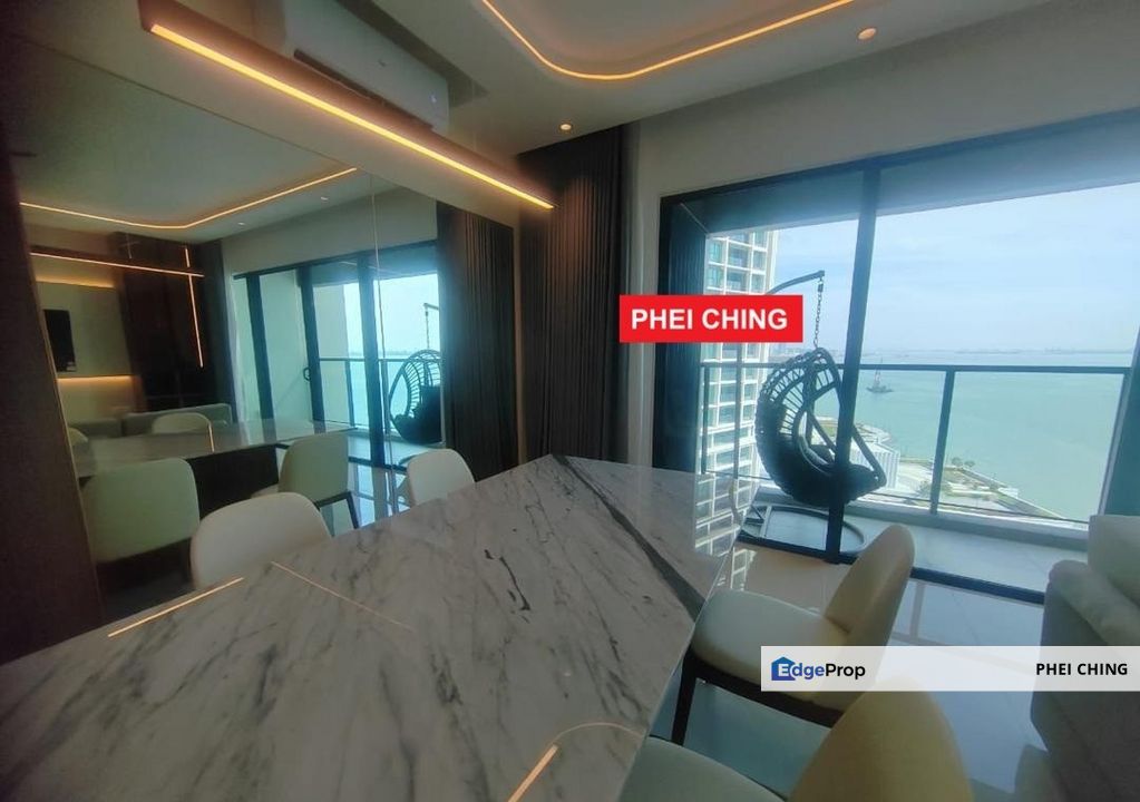 Mezzo @ The Light City, Gelugor - Spacious Seaview Luxury Living for RENT - RM6400 only, Penang, Gelugor