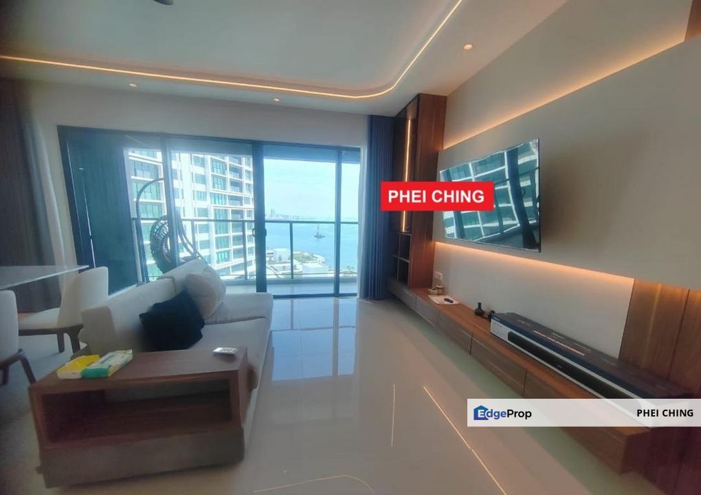 Mezzo @ The Light City, Gelugor - Spacious Seaview Luxury Living for RENT - RM6400 only, Penang, Gelugor