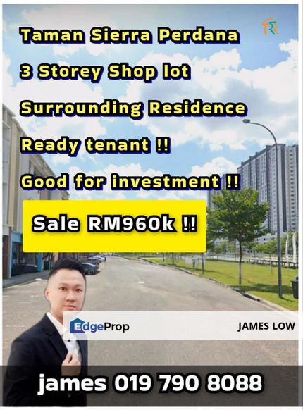 3 Storey Shop lot Taman Sierra Perdana, Johor, Masai