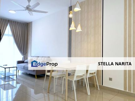 Sks Habitat 3bed 2bath for rent /Fully Furnish/Nice unit /renovated/near larkin junction mall, Johor, Johor Bahru