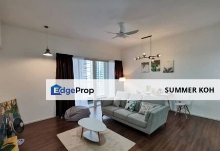 UNA Residence Serviced Apartment, Jalan Peel, Maluri Cheras For Rent, fully furnished, nice view, Kuala Lumpur, Cheras