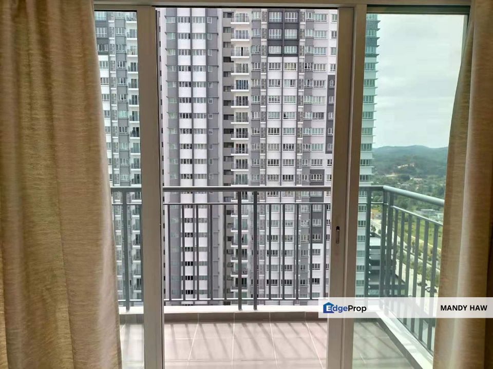 SEWA BERBALOI BIG BALCONY + Kitchen Cabinet Rumah CANTIK SAVANNA Executive Suite Southville City, Bangi, Condo Move In Condition, 3r2b 2 carpark, Selangor, Bangi