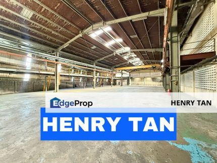 Detached Warehouse Factory 43500sf For Rent at Juru near Bukit Minyak, Penang, Simpang Ampat