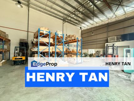 Semi-Detached Warehouse Factory For Rent at Juru, Best Condition 6524sf Well Maintained, Penang, Simpang Ampat