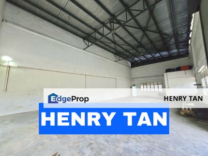 FULL EXTENDED Semi-Detached Warehouse Factory For Rent Permatang Tinggi near Bukit Minyak, Penang, Bukit Mertajam