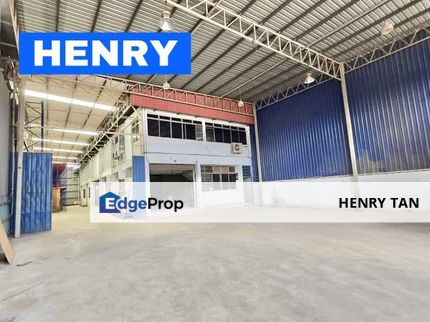 Fully Covered Semi-D Warehouse Factory For Rent at Berigin Juru IKS, Penang, Simpang Ampat