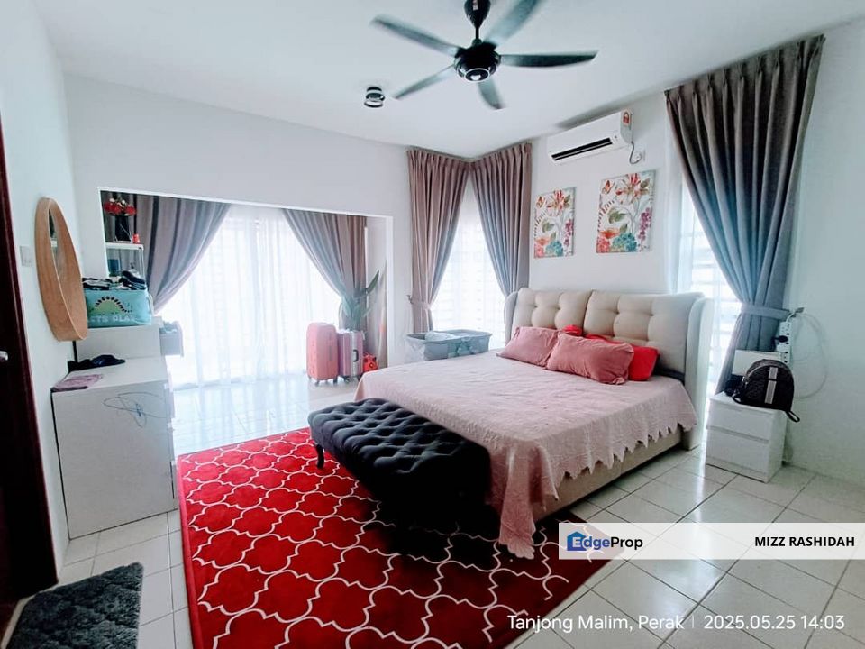 Proton City Tanjung Malim Double Storey Semi Detached House Partially Furnished, Perak, Batang Padang