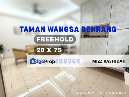 Taman Wangsa Behrang Double Storey Terrace House FREEHOLD, Perak, Batang Padang
