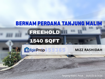 Tanjung Malim Taman Bernam Perdana 1.5 Storey Terrace House FREE AIRCOND, Perak, Batang Padang