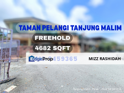 Tanjung Malim Taman Pelangi Double Storey Terrace House CORNER LOT, Perak, Tanjung Malim