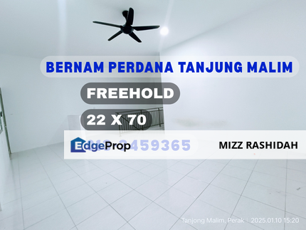 Taman Bernam Perdana Tanjung Malim 1.5 Storey Terrace House FREEHOLD, Perak, Batang Padang