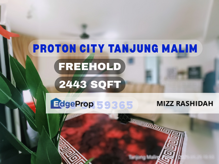 Proton City Tanjung Malim Double Storey Semi Detached House Partially Furnished, Perak, Batang Padang