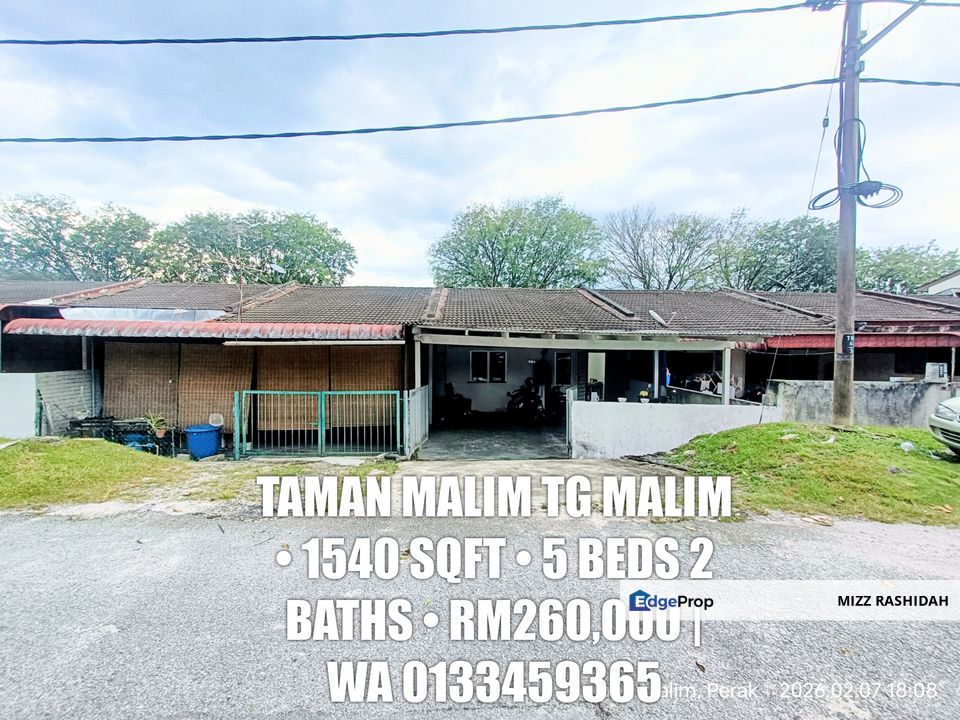 Tanjung Malim Taman Malim • Rumah Teres Setingkat RENOVATED, Perak, Batang Padang