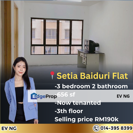 Setia baiduri tmn setia indah johor bahru flat for sale, Johor, Johor Bahru