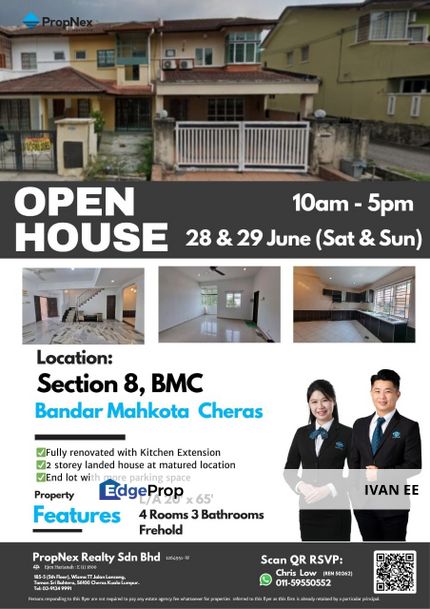 Open House For All Owners, Buyers or Investors!, Selangor, Cheras