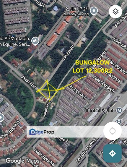 Large Flat Land Bungalow Lot for Sale at Taman Lestari Perdana, Seri Kembangan next to Equine Park, Selangor, Seri Kembangan