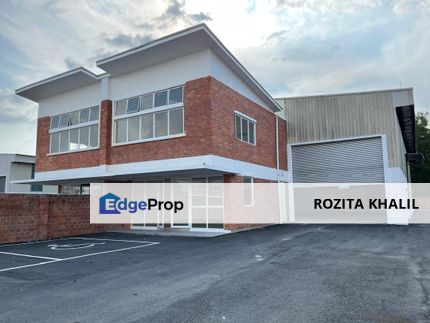 Rasa Utama Factory 1 and 1/2 Storey Semi D For Rent, Selangor, Rasa
