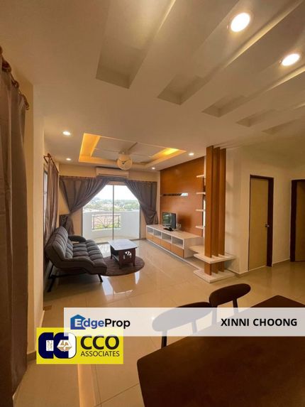 condominium bercham prima @ kiara condo bercham ipoh perak condomimium for sale with tenant, Perak, Ipoh