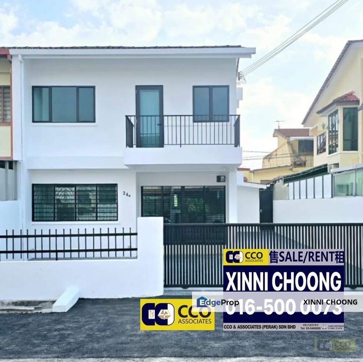 Taman Medan Pasir Putih Double Storey Terrace House For Sale, Perak, Kinta