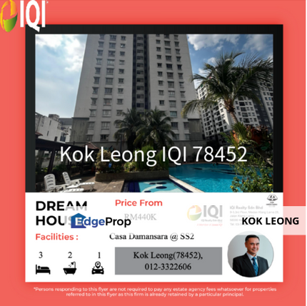 Casa Damansara 1 Petaling Jaya Condominium for sale next to Glo Damansara Shopping Mall, Selangor, Petaling Jaya