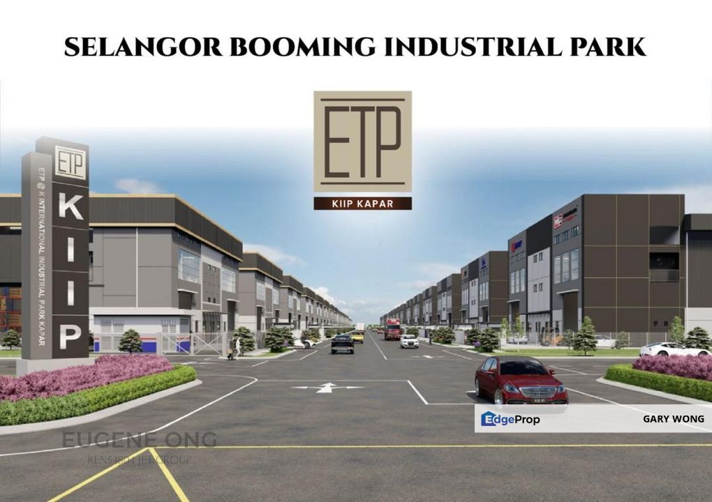 ETP KIIP Kapar Klang Semi D Factory Warehouse 20825sqft 400amps Height 12meter Floor Loading 3 Tons Freehold Sale , Selangor, Klang