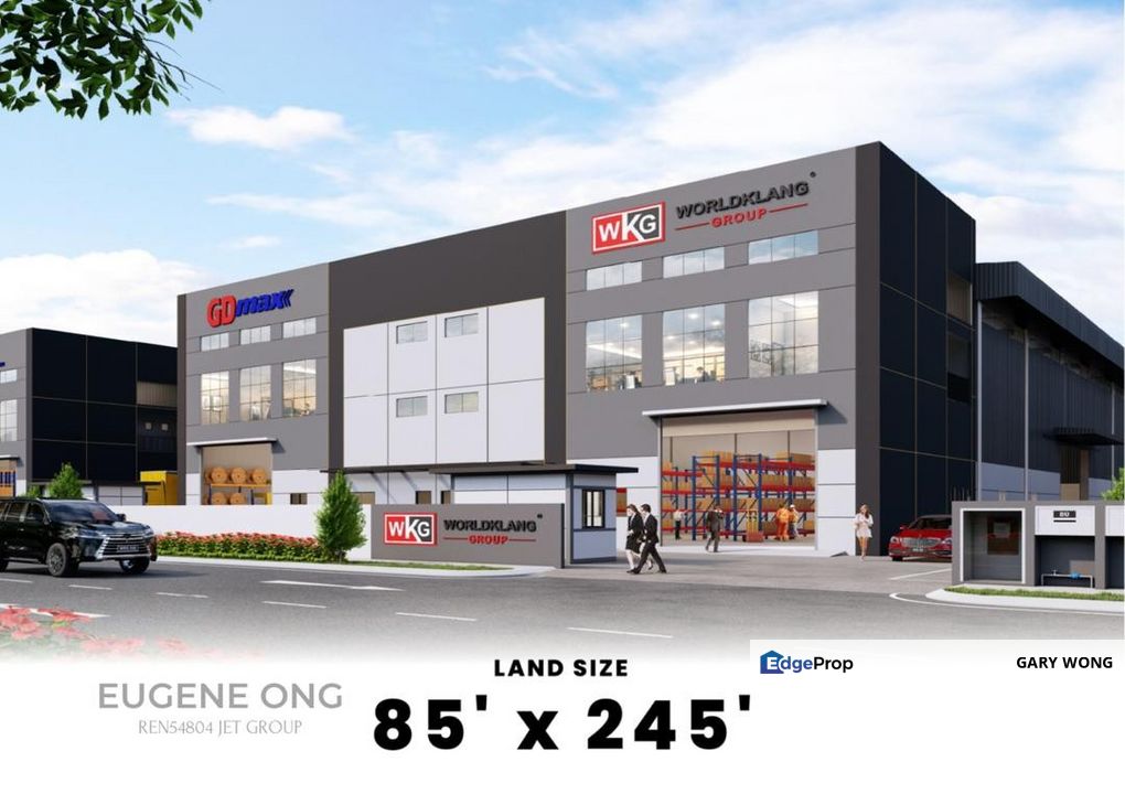 ETP KIIP Kapar Klang Semi D Factory Warehouse 20825sqft 400amps Height 12meter Floor Loading 3 Tons Freehold Sale , Selangor, Klang