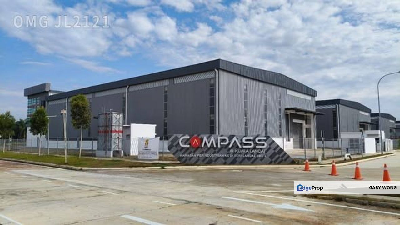 Compass SME Jenjarom Banting Kuala Langat Factory Warehouse 13782sqft 400amps for Rent, Selangor, Banting