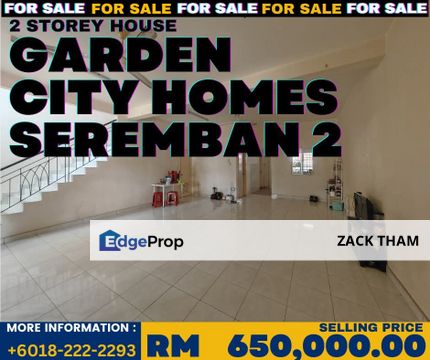GARDEN CITY HOMES SEREMBAN 2, Negeri Sembilan, Seremban
