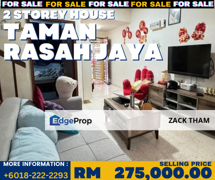 2 Storey House Taman Rasah Jaya, Negeri Sembilan, Seremban