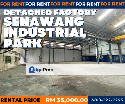 Detached Factory Senawang Industrial Park, Negeri Sembilan, Senawang