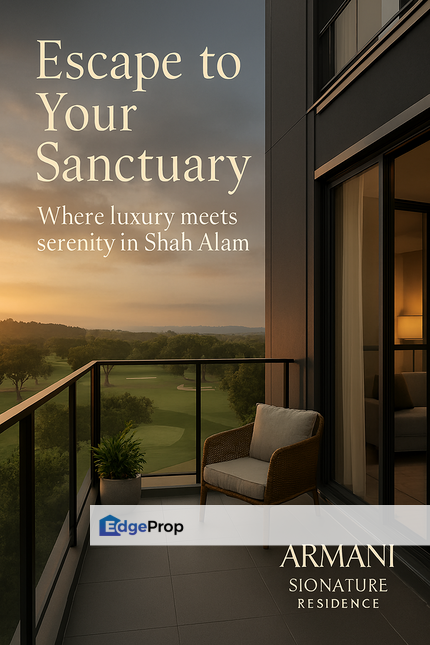 Armani Signature Residence for Sale - Own a Home on the Golf Course, Selangor, Shah Alam