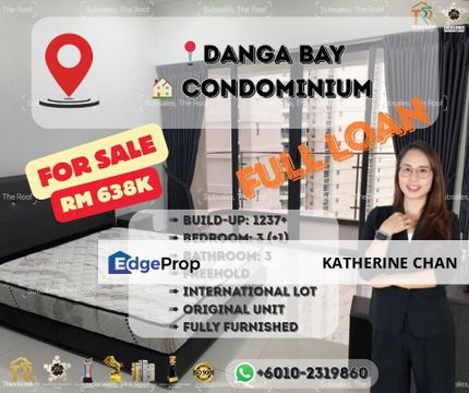 海景公寓🌊 距离𝘾𝙄𝙌 6𝙠𝙢而已✅ 💯𝙁𝙪𝙡𝙡 𝙇𝙤𝙖𝙣‼️买了直接做包租婆/包租公🤩, Johor, Johor Bahru