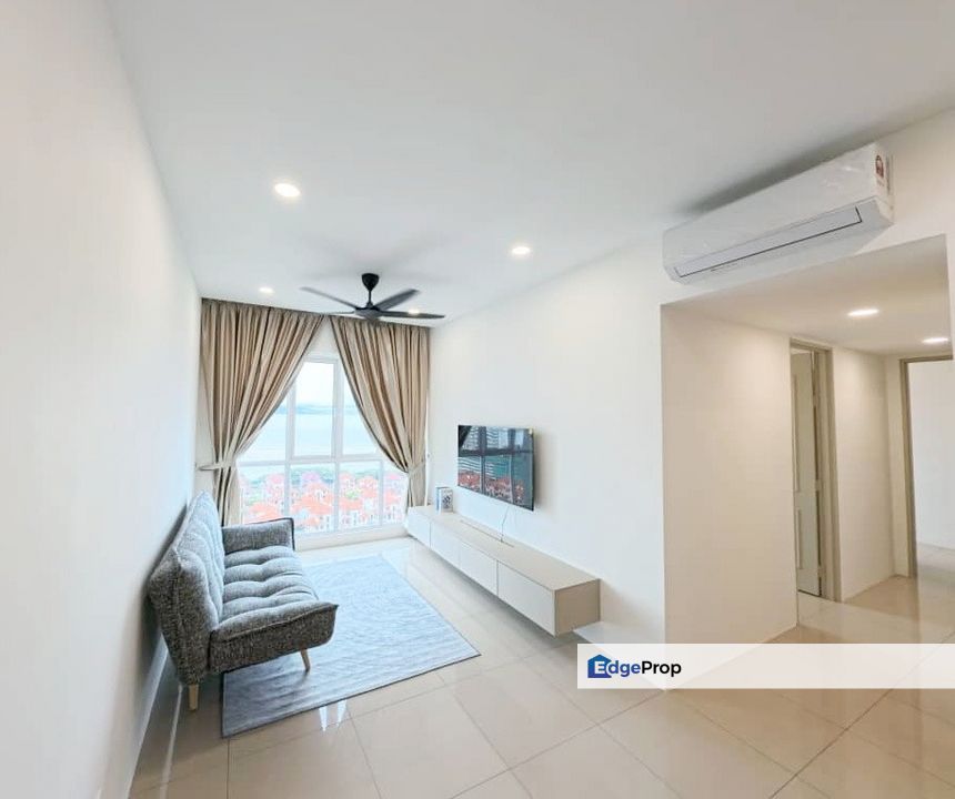 SEA VIEW The Zen Gelugor Fully Furnished Move-in Ready Queensbay, Penang, Bayan Lepas