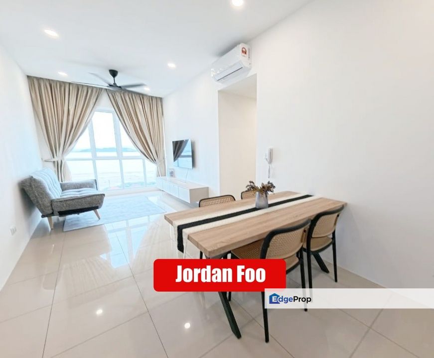 SEA VIEW The Zen Gelugor Fully Furnished Move-in Ready Queensbay, Penang, Bayan Lepas