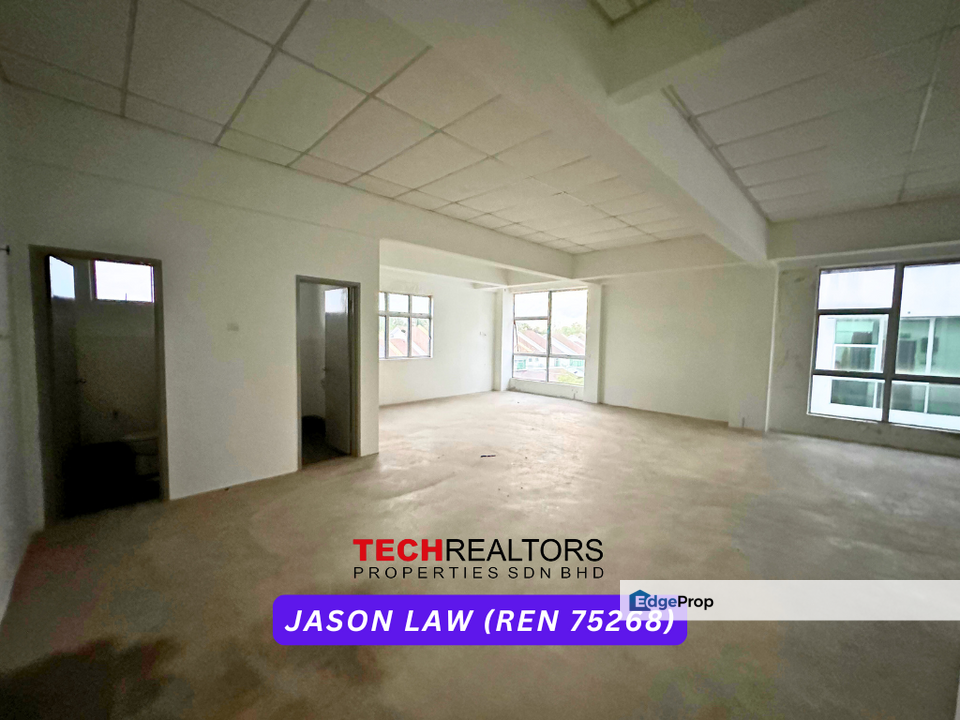 Facing Main Road - Bandar Laguna Merbok | 3 Storey Shop [End Lot] 1F & 2F Office, Kedah, Sungai Petani
