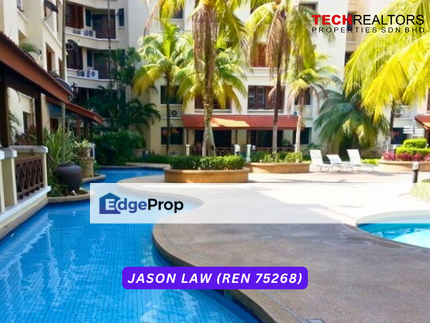 Bellisa Court Near Gurney (Pulau Tikus - Penang) Ground Floor Pool View 🌟, Penang, Pulau Tikus