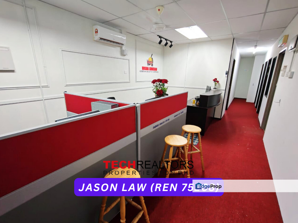 Facing Main Road | Bakar Arang Taman Baiduri | Fully Furnished Office Rent | Sungai Petani Kedah, Kedah, Sungai Petani