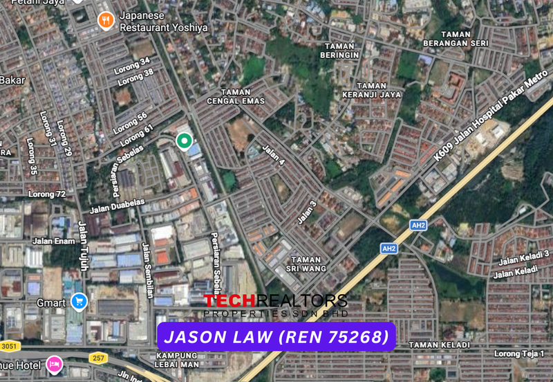 Jalan Angsana, Kampung Pengkalan Lebai Man