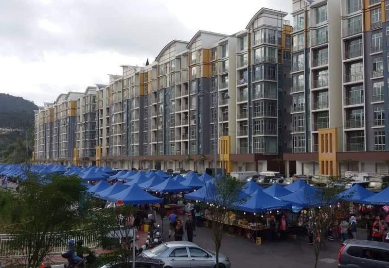UNIT APARTMENT GOLDEN HILLS - BARRINGTON SQUARE , TANAH RATA UNTUK DIJUAL DI CAMERON HIGHLAND