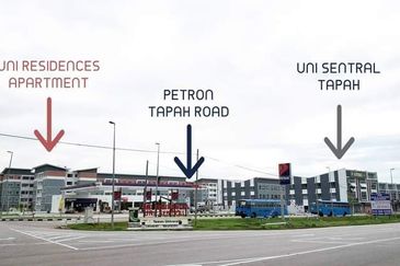 UNIT APARTMENT UNTUK DIJUAL DI UNI RESIDENCES APARTMENT, TAPAH, PERAK