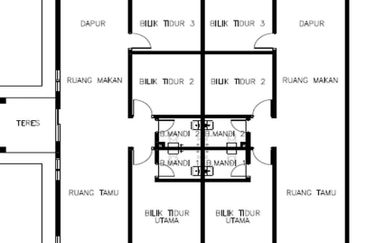 RUMAH TERES SATU TINGKAT UNTUK DIJUAL DI PERUMAHAN TAMAN DESA SERINDIT, KALUMPANG, HULU SELANGOR, SELANGOR