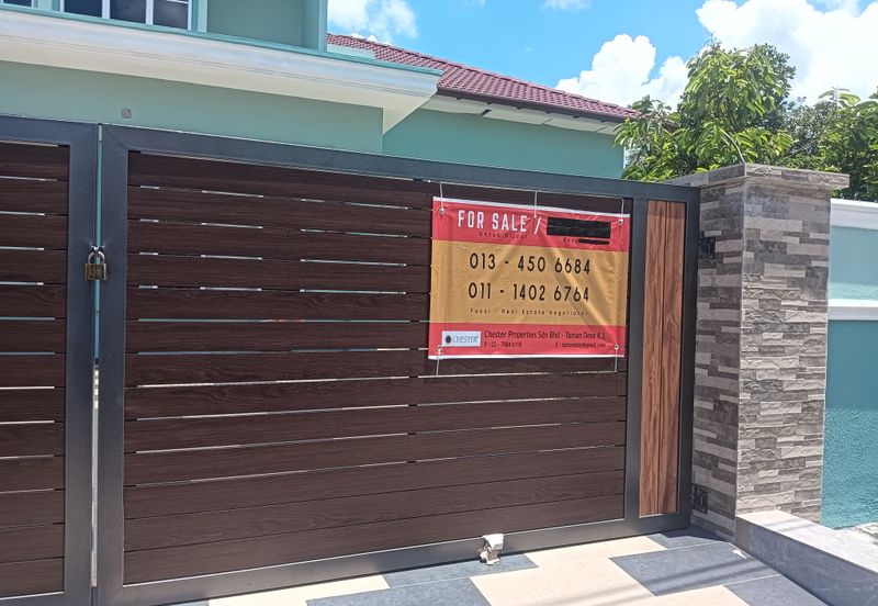 RUMAH TERES DUA TINGKAT UNTUK DIJUAL DI TAMAN WANGSA JAYA, TANJUNG MALIM (CORNER LOT)