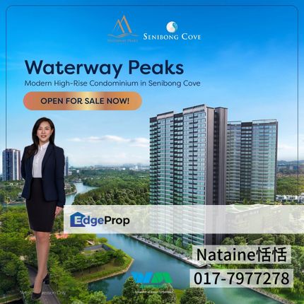 Waterway Peak Condo Unit @ Senibong Cove For Sale, Johor, Masai