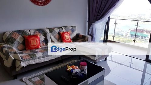 Fully Furnished 3-Bedroom with Sea View For Rent!, Johor, Johor Bahru