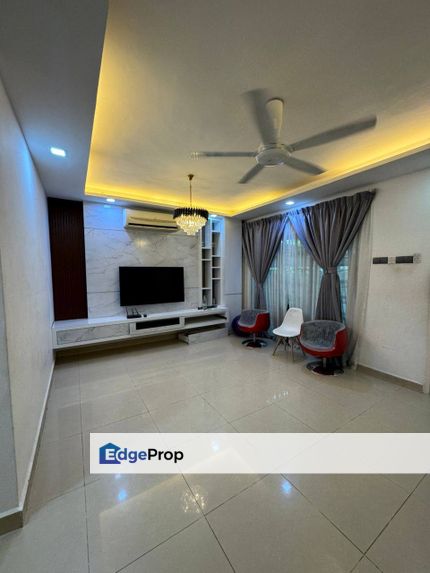 Partially furnished double storey terrace house taman seri baru ampang , Selangor, Ampang