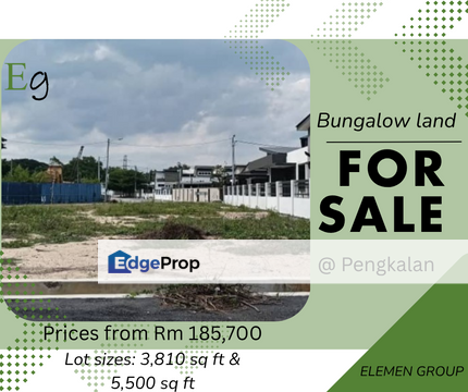 Bungalow Land Big Size Selling Cheap, Perak, Station 18