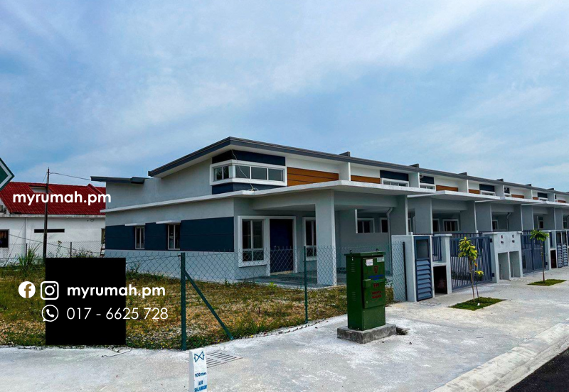 🔥 COMPLETED 1 Storey Teres LAST CORNER Unit  [43' ~ 64' x 68'] ZERO DOWNPAYMENT 🔥 near IJM Rimbayu & Kota Kemuning