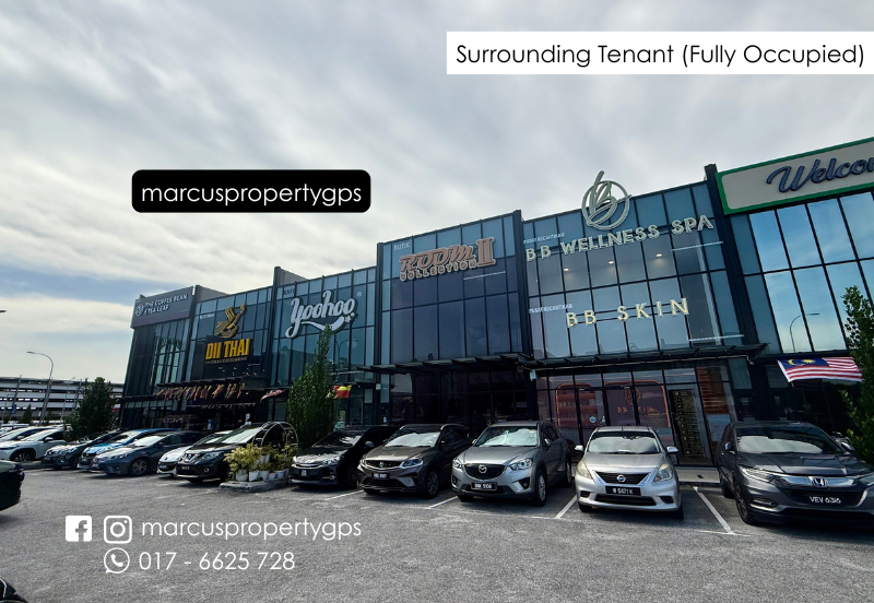 Bukit Raja Corner Shop, 1.5 Storey Shop 25 x 70 For Sale, at Hot Vibrant Area! Facing Main Road (Sell with Tenancy!)